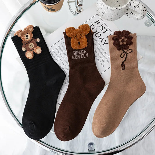 Cute Cartoon Cotton Socks