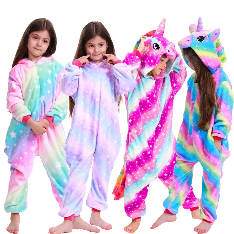 Cozy Cashmere Hooded Pajamas for Kids