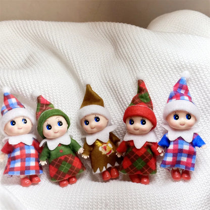 Christmas Mini Baby Elf Dolls – Toddler Elves Shelf Decoration