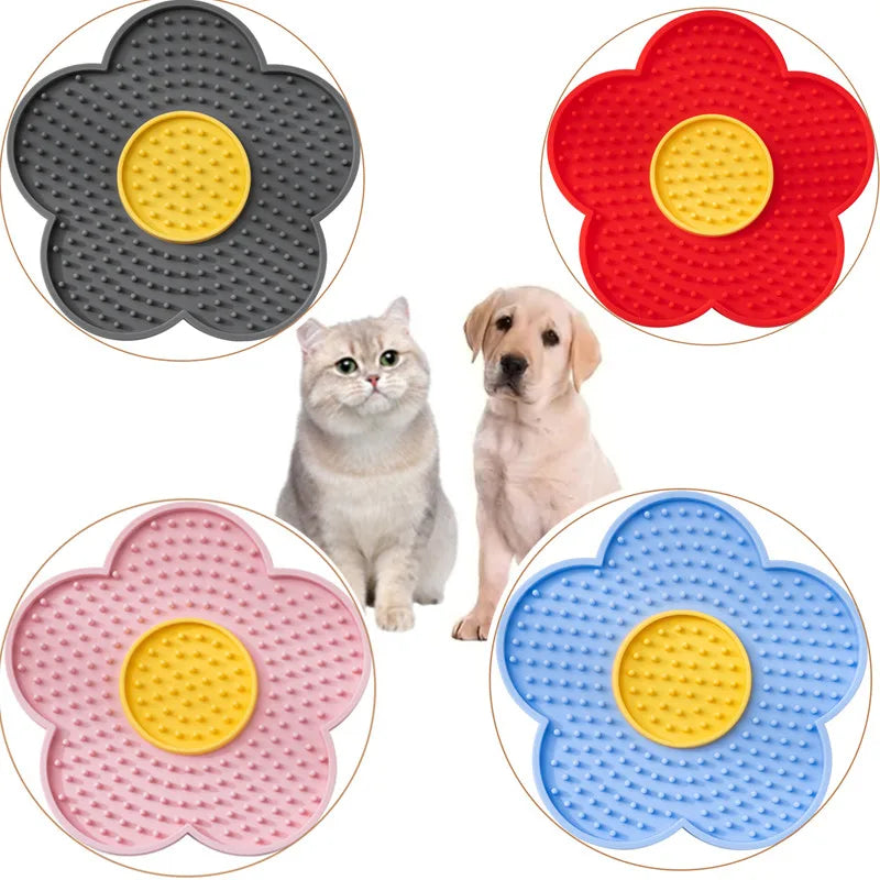 Sunflower Silicone Cat & Dog Licking Pad