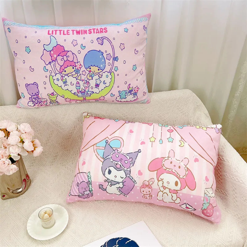 Sanrio Cartoon Pillowcase – Little Twin Stars, Kuromi, My Melody, Cinnamoroll