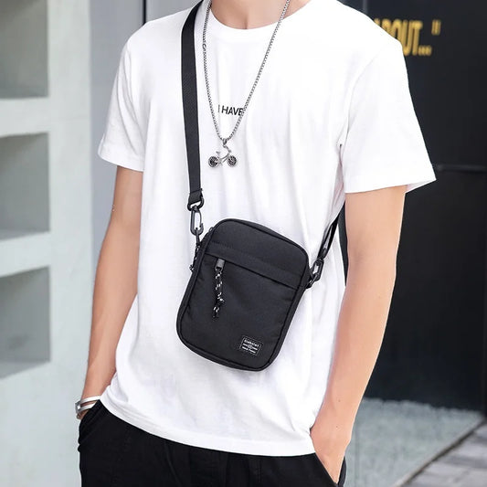 Men's Nylon Shoulder Side Bag