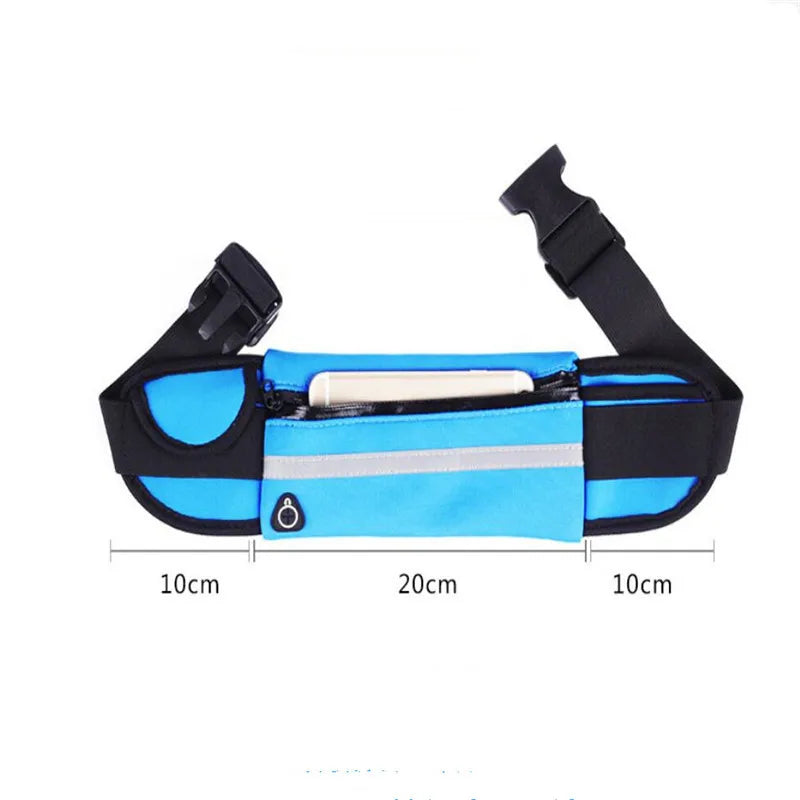 Waterproof Running Waist Bag with Bottle Holder