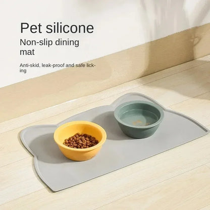 Non-Slip Pet Silicone Feeding Mat