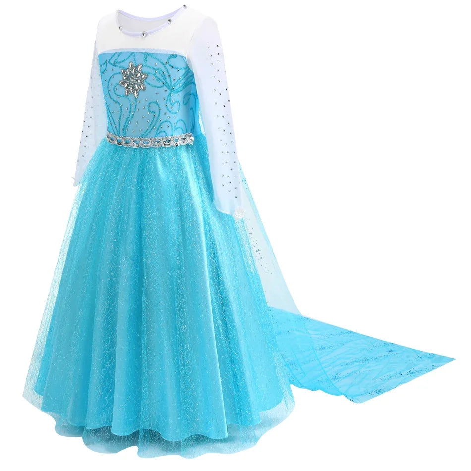 Elsa Costume for Girls | Fancy Birthday Gown