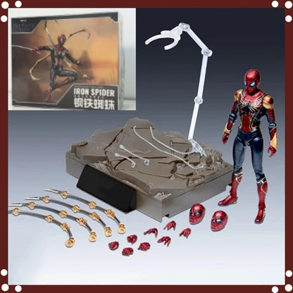 Spiderman Iron Spider 1/12 Action Figure Model