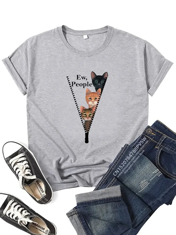 Funny Print T-Shirt for Women