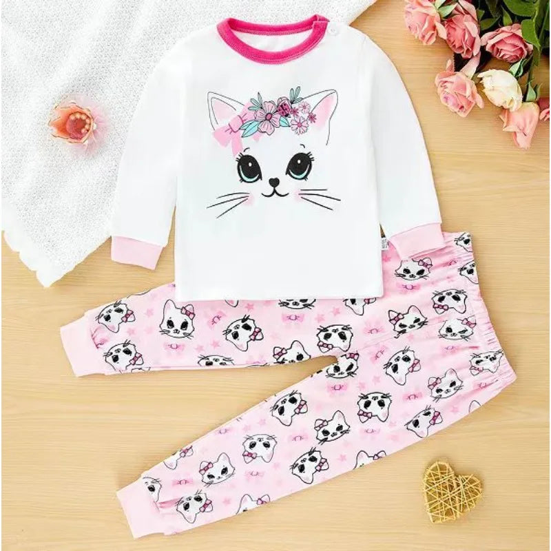 Cozy Cotton Pajamas for Kids | Cute Cartoon Design