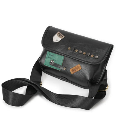 Fashion Rivet Crossbody Messenger Bag for Men