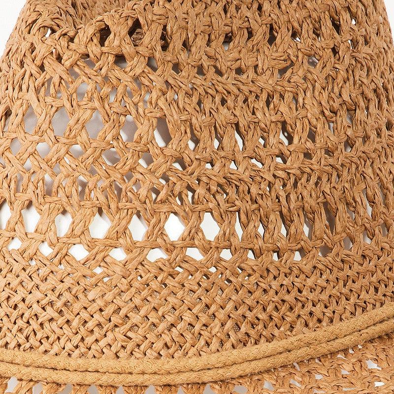 Fame Rope Strap Straw Braided Hat | Unique & Stylish Accessory