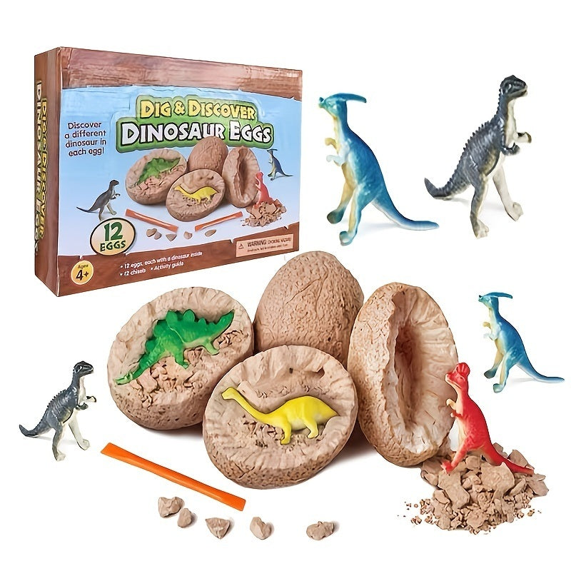 Easter Eggs Surprise Gift – Dinosaur Fossil Archaeological Dig Toy