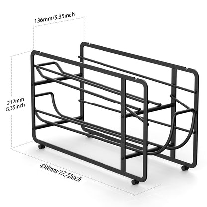 Soda Can Organizer Storage Rack, 2 Pack Stackable Beverage Soda Can Dispenser Organizer Holder for Refrigerator, Cabinet, Pantry