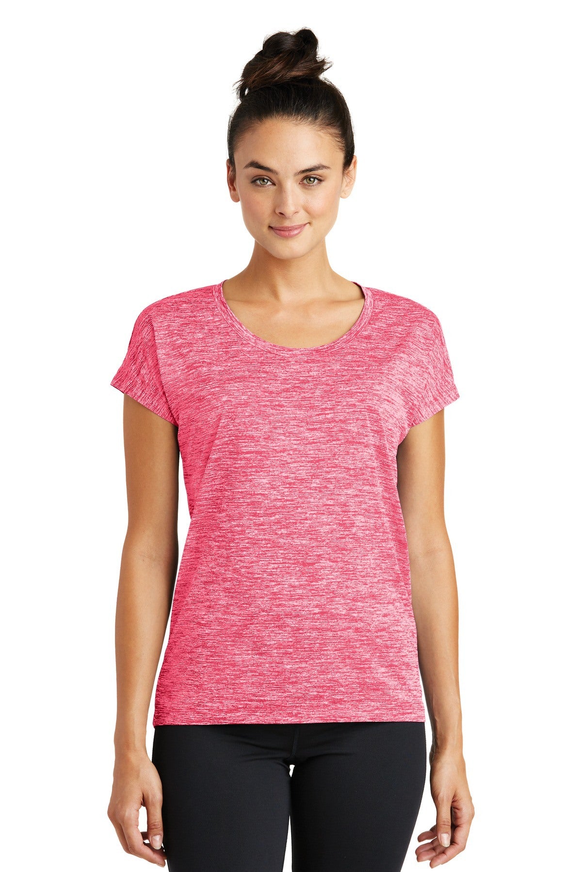 Sport-Tek Ladies PosiCharge Electric Heather Sporty Tee LST390