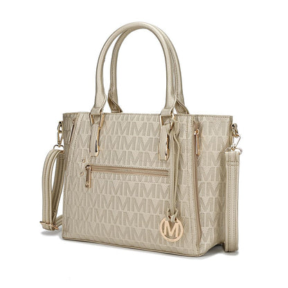 MKF Collection Cairo M Signature Satchel Handbag by Mia K