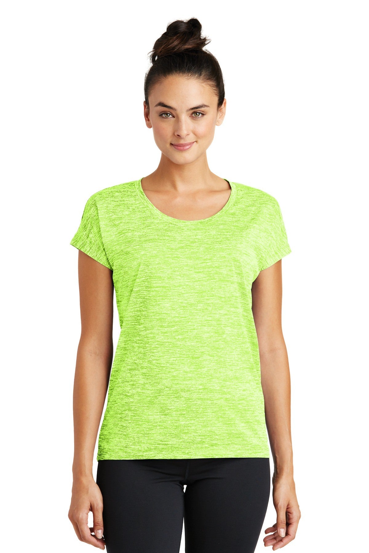 Sport-Tek Ladies PosiCharge Electric Heather Sporty Tee LST390