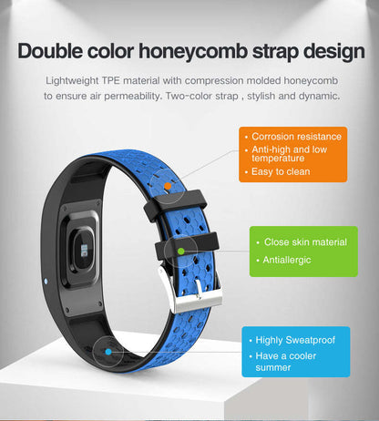 Smart Fit Sporty Fitness Tracker and Waterproof Swimmers Watch