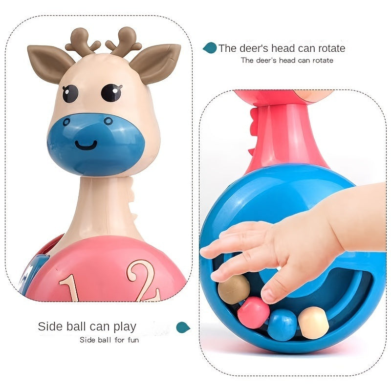 Crawling Early Education Tumbler Fawn Toy