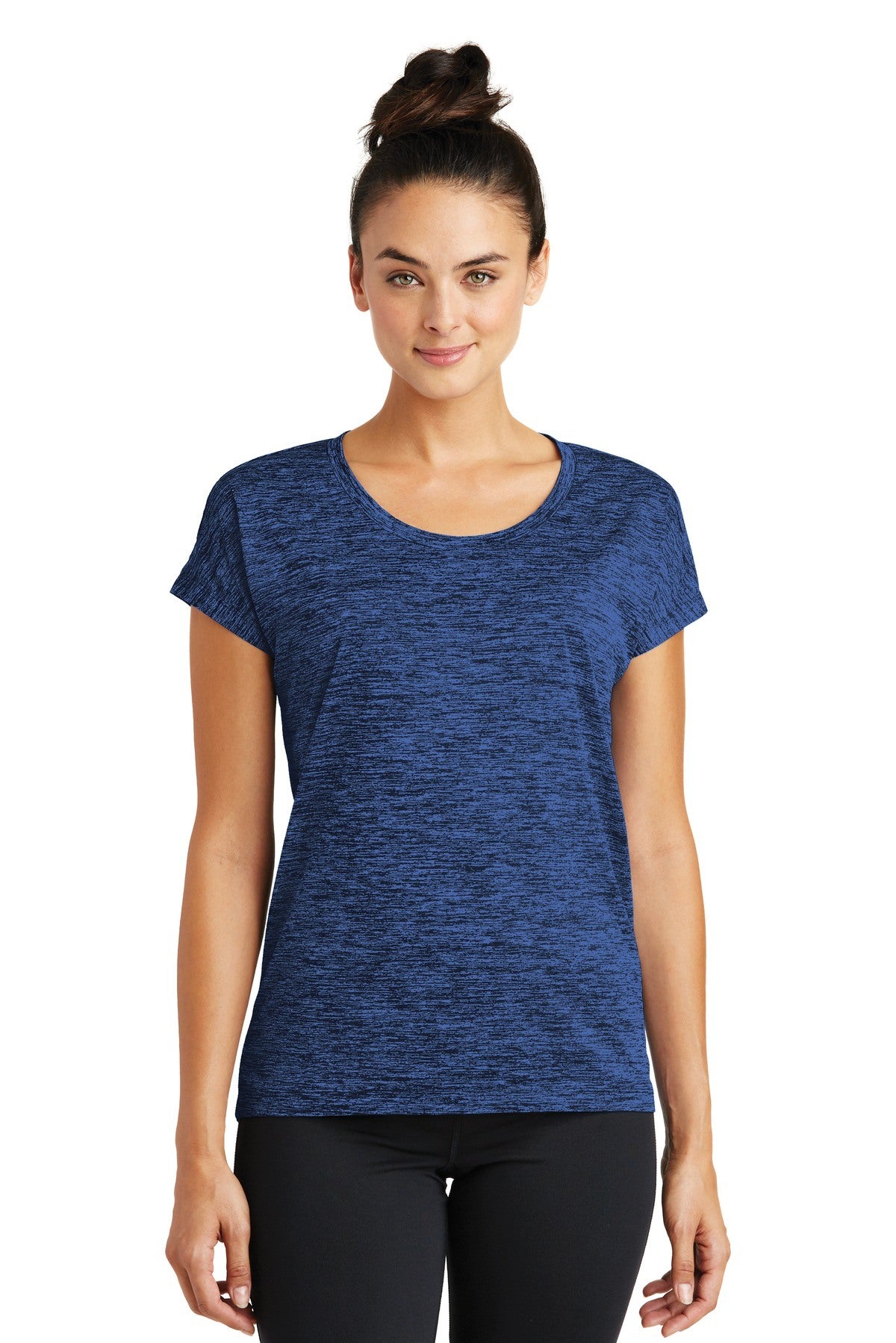 Sport-Tek Ladies PosiCharge Electric Heather Sporty Tee LST390