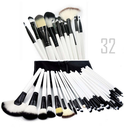 Sculptor 32 Piece High Quality Wooden Makeup Brush Set