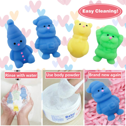 50 Pcs Christmas Mochi Squishy Toys