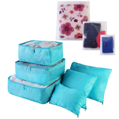 9 Pcs Clothes Storage Bags – Water-Resistant Travel Luggage Organizer