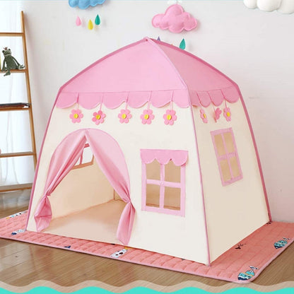 Kids Play Tent Princess Playhouse Pink Castle Play Tent