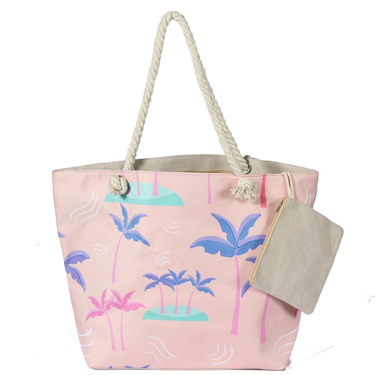 Canvas Beach Tote Bag for Women – Waterproof