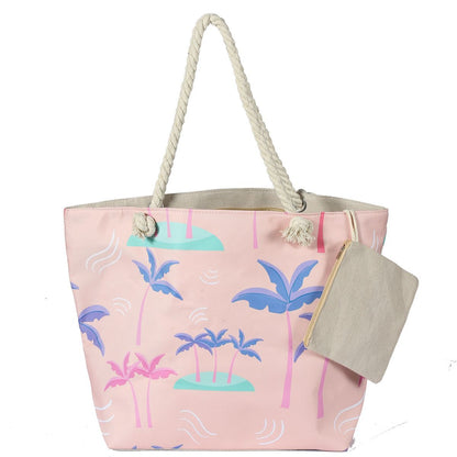 Canvas Beach Tote Bag for Women – Waterproof