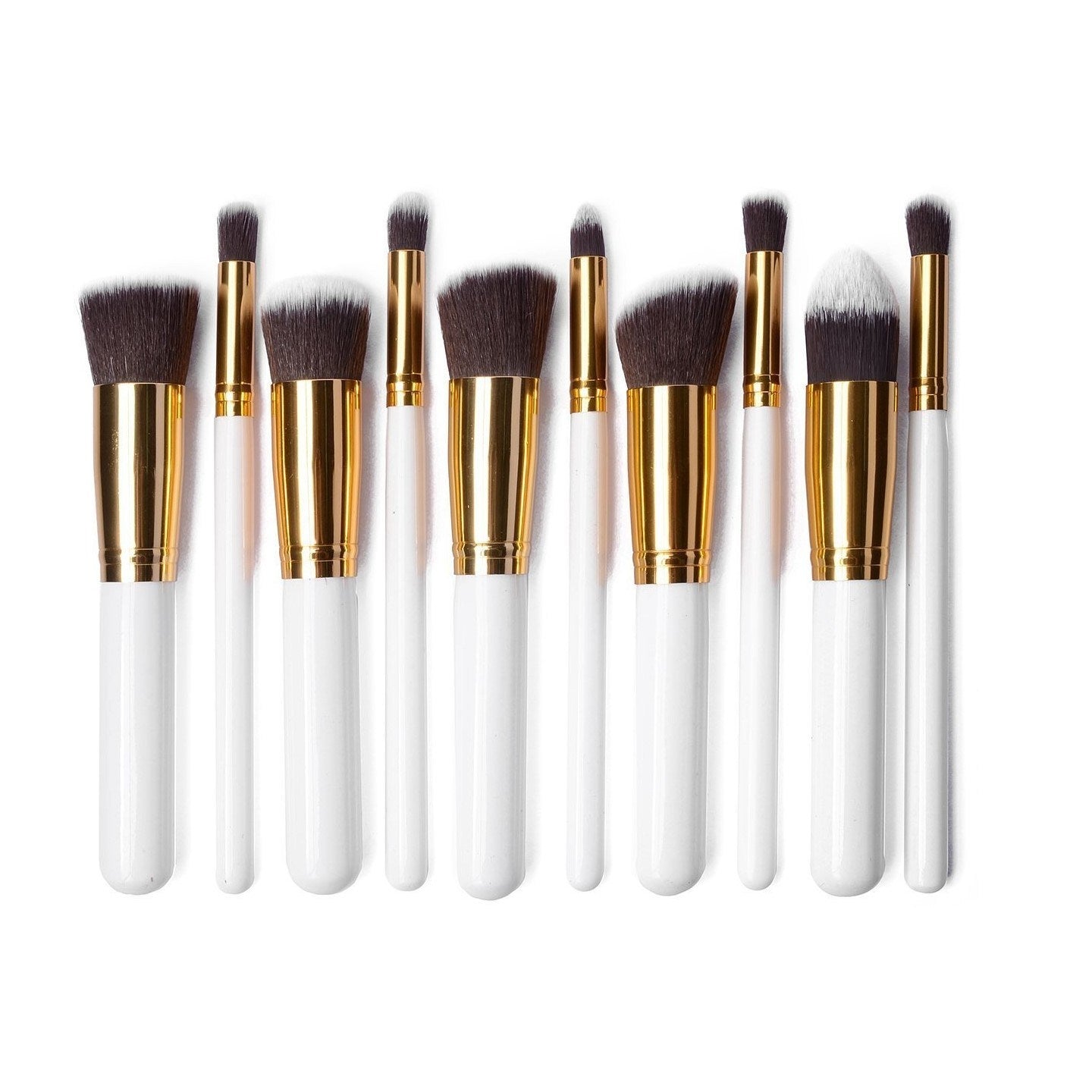 10-Piece Makeup Brush Set with Bag – High-End Beauty Tools