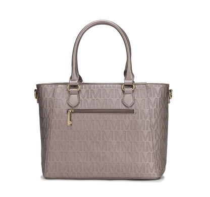 MKF Collection Cairo M Signature Satchel Handbag by Mia K