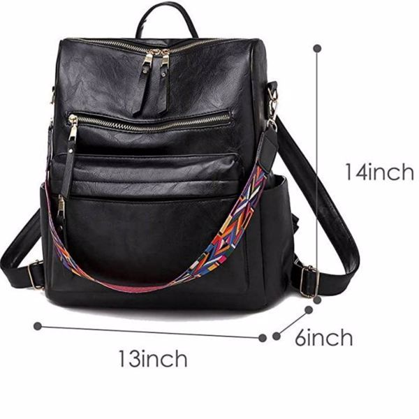 Convertible Casual Large School Shoulder Bag