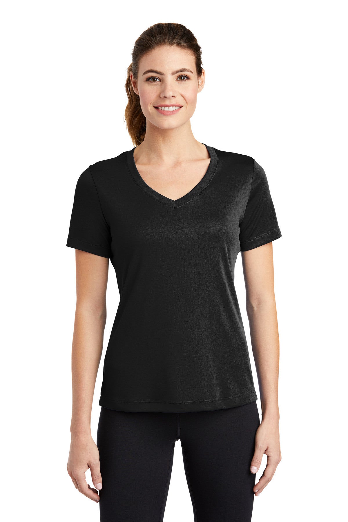 Sport-Tek Ladies PosiCharge Competitor V-Neck Tee LST353