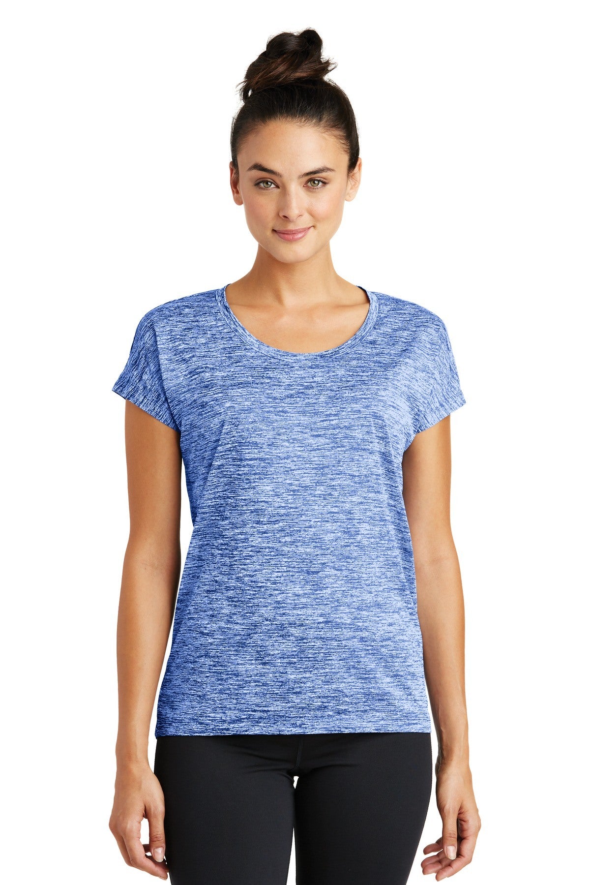 Sport-Tek Ladies PosiCharge Electric Heather Sporty Tee LST390