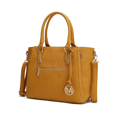 MKF Collection Cairo M Signature Satchel Handbag by Mia K