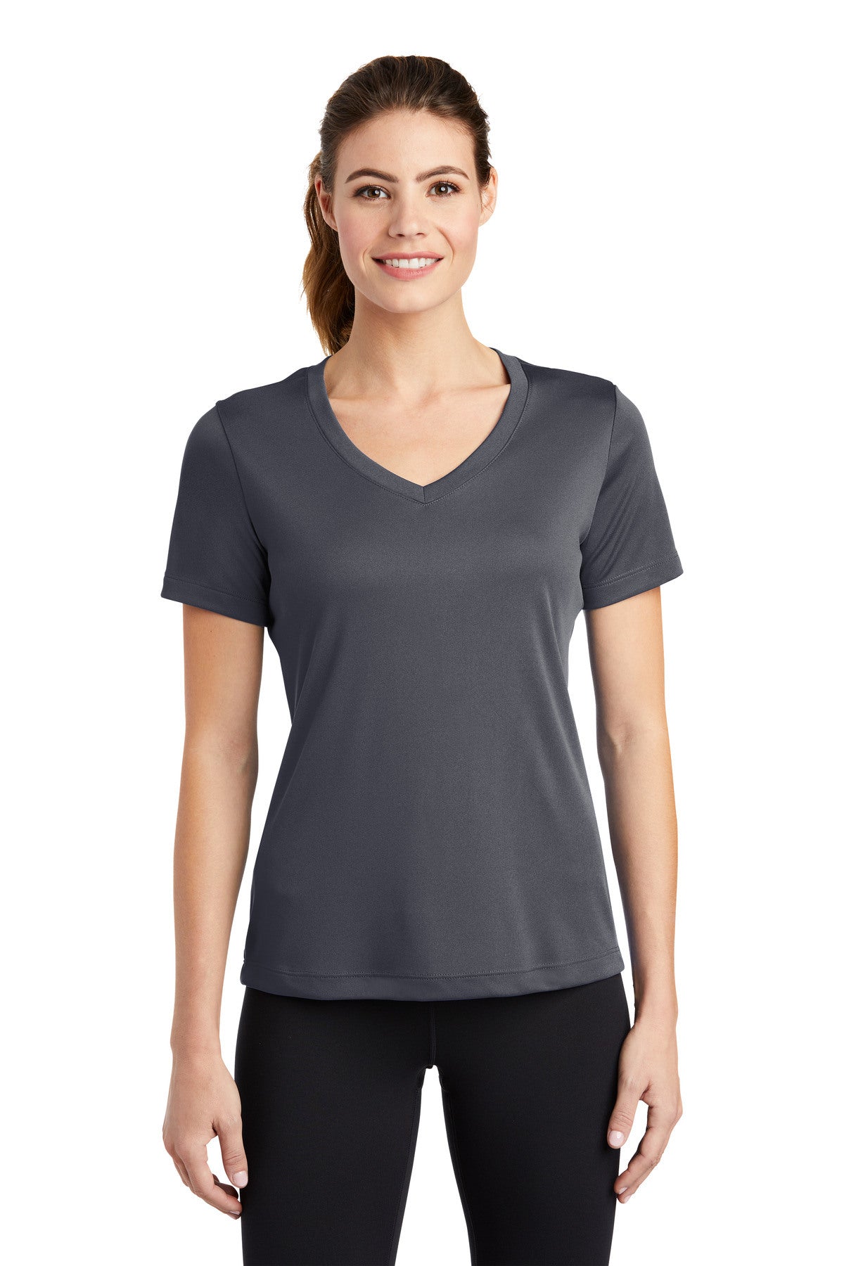 Sport-Tek Ladies PosiCharge Competitor V-Neck Tee LST353