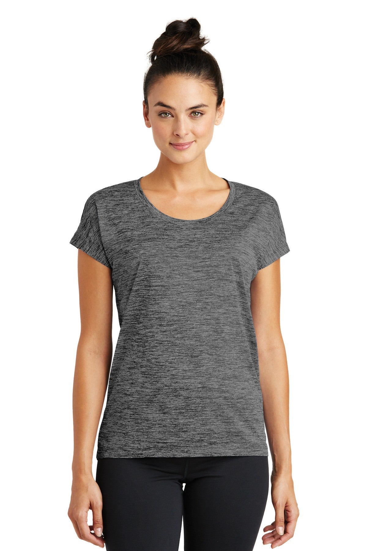 Sport-Tek Ladies PosiCharge Electric Heather Sporty Tee LST390