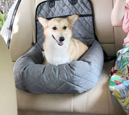 Pet Life 'Pawtrol' Dual Travel Safety Carseat & Pet Bed