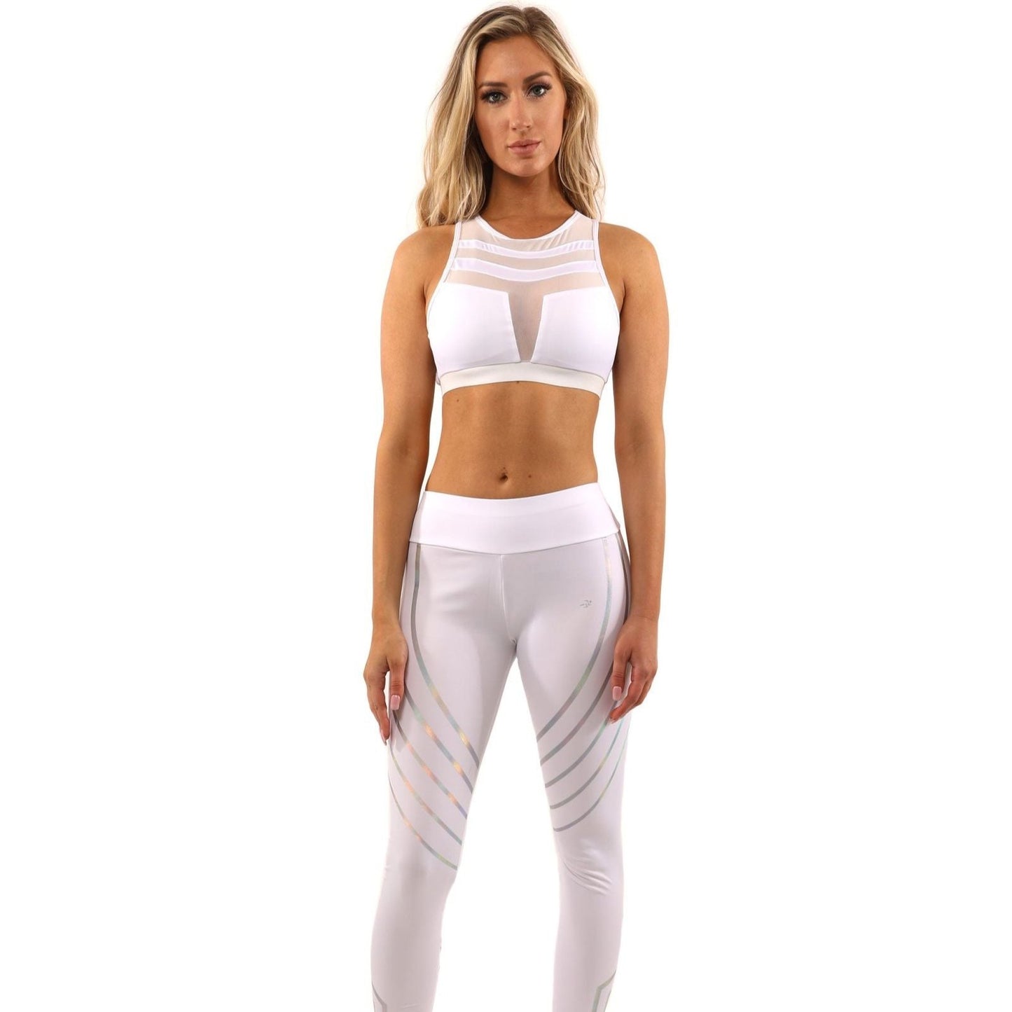 Laguna Set - Leggings & Sports Bra - White