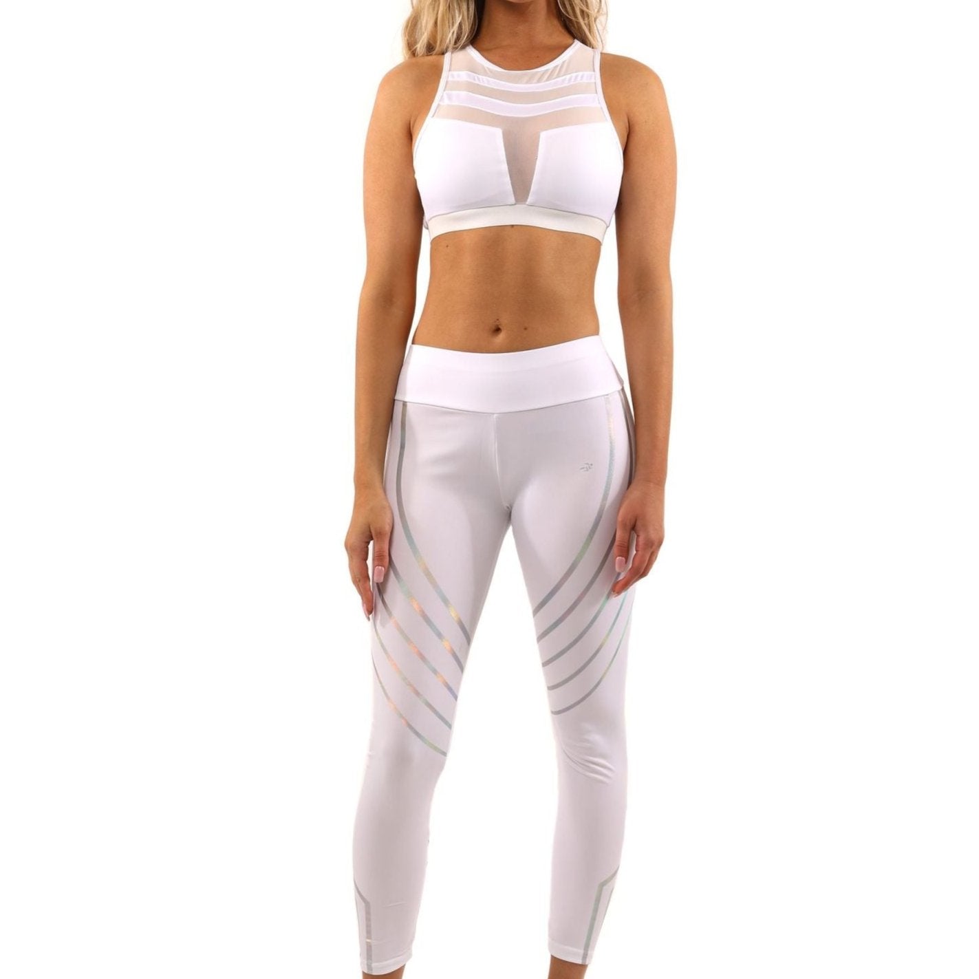 Laguna Set - Leggings & Sports Bra - White