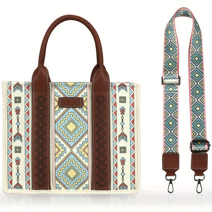 Women's Boho 3-Piece Tote Set - Lightweight & Versatile