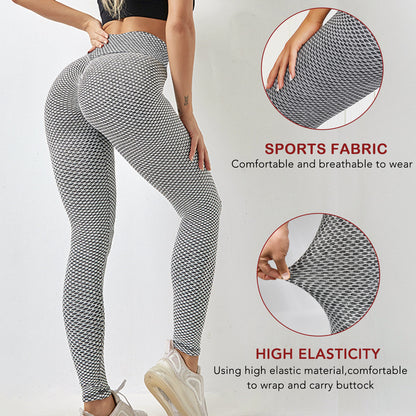 Butt Lifting High Waist Yoga Pants with Pocket – Grey XXL