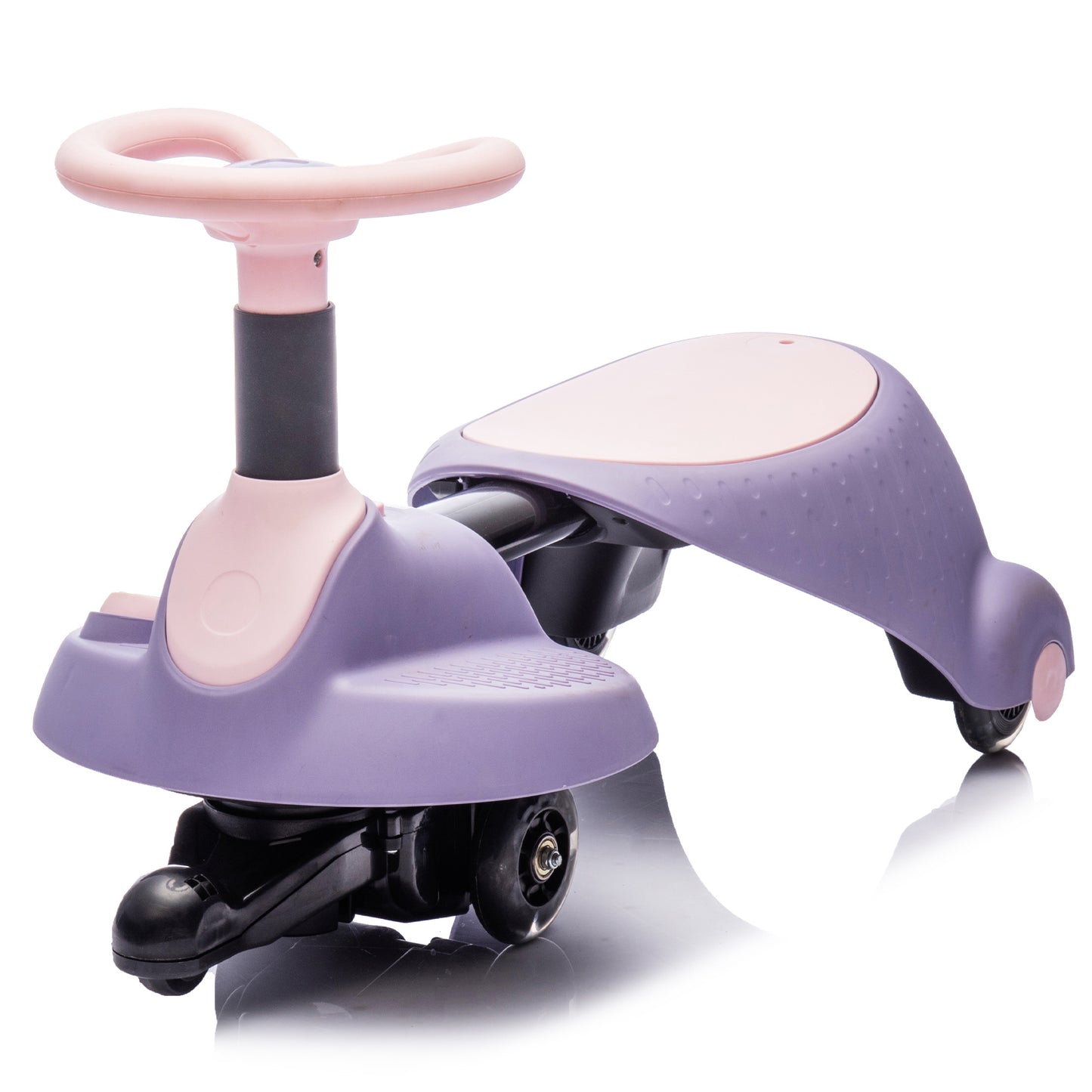 6V Kids Ride On Electric Wiggle Car with Flashing Wheels