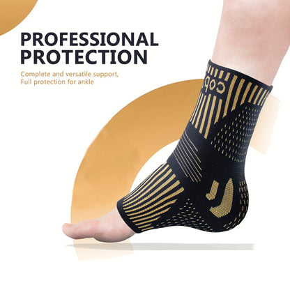 COPPER Ankle Brace Compression Support Sleeve