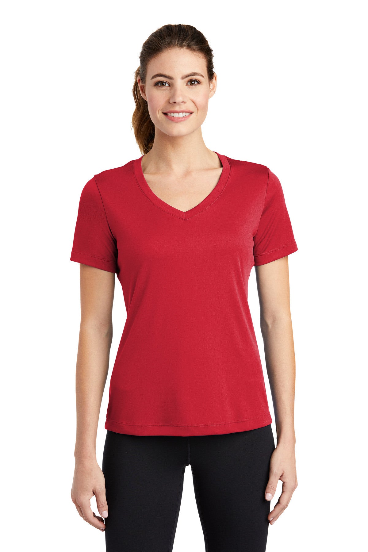 Sport-Tek Ladies PosiCharge Competitor V-Neck Tee LST353