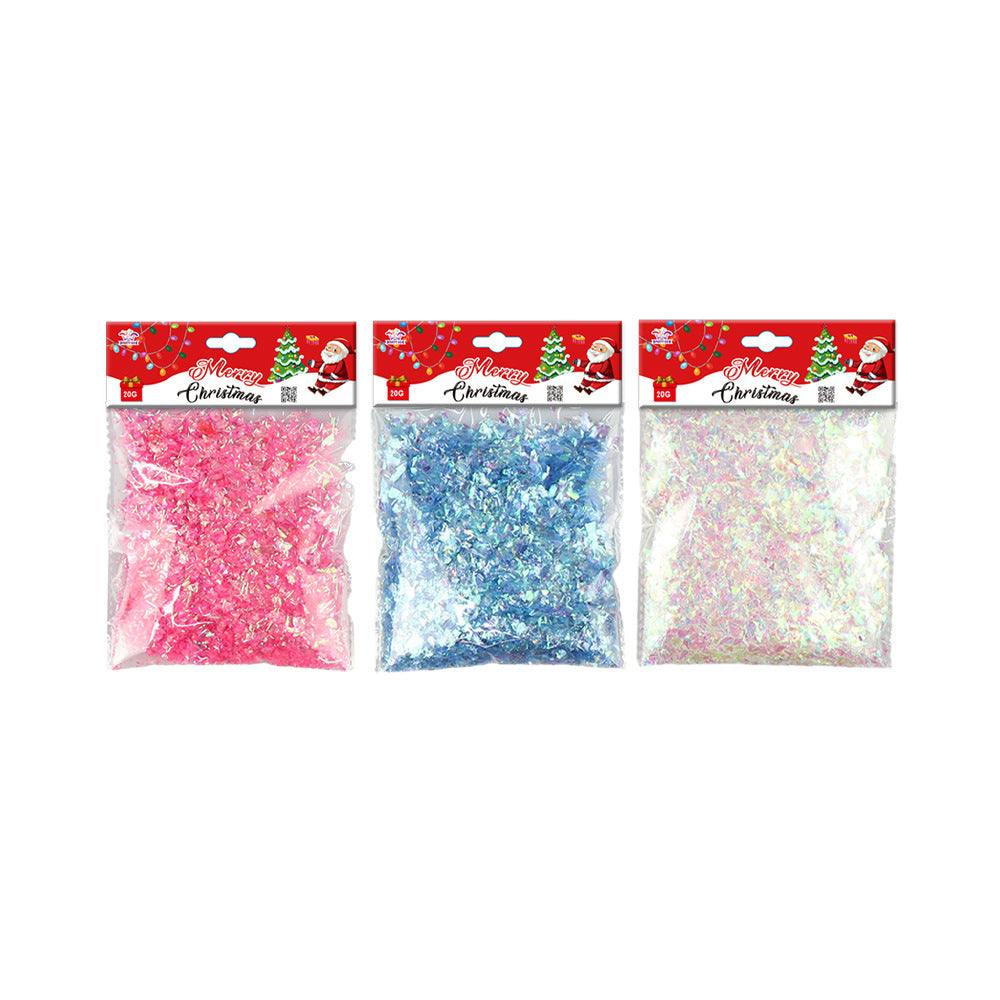 Christmas party essentials: 20G mixed three-color glitter pack