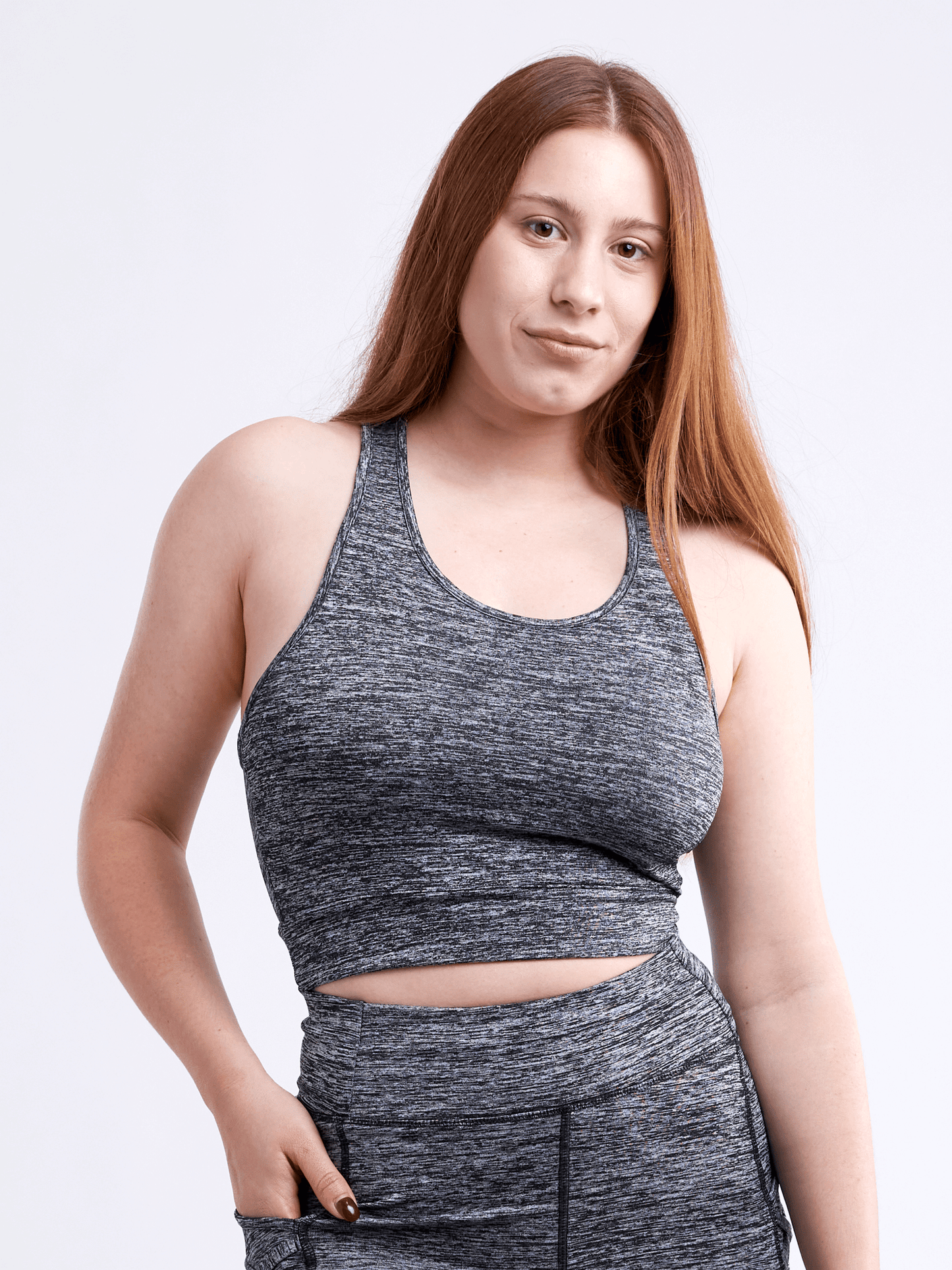 Lightweight Racerback Training Crop Tank Top for Women