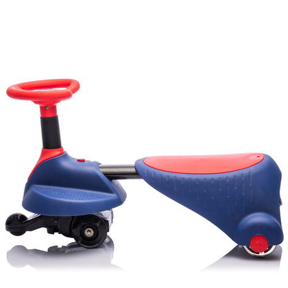 6V Kids Ride-On Electric Wiggle Car with flashing wheels