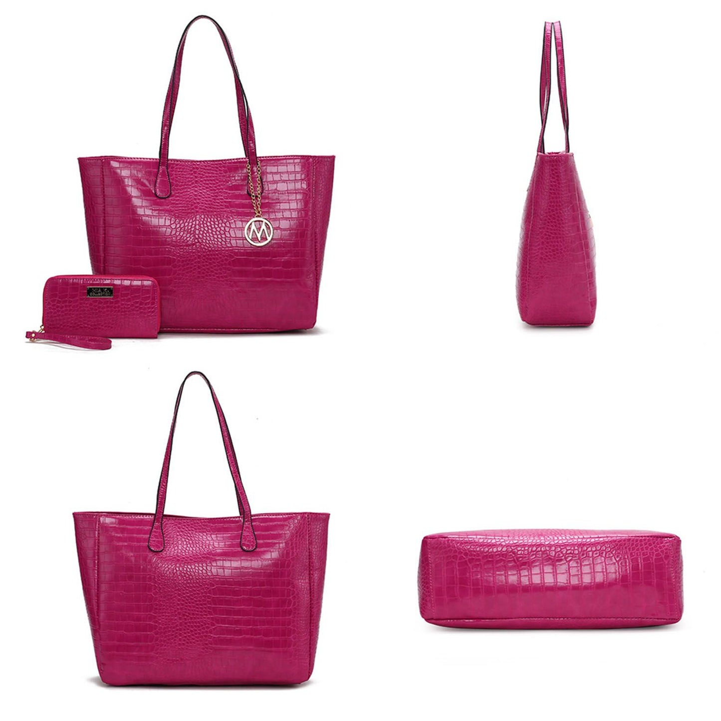 MKF Collection Sadie Oversize Tote Bag & Wallet Set by Mia K