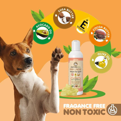 Natural Dog Paw Balm & Nose Soother – Non-Waxy Formula for Dry Paws & Snout