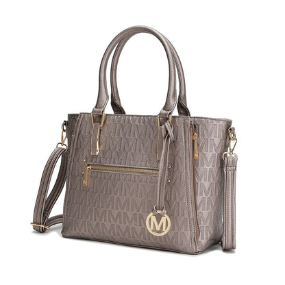 MKF Collection Cairo M Signature Satchel Handbag by Mia K